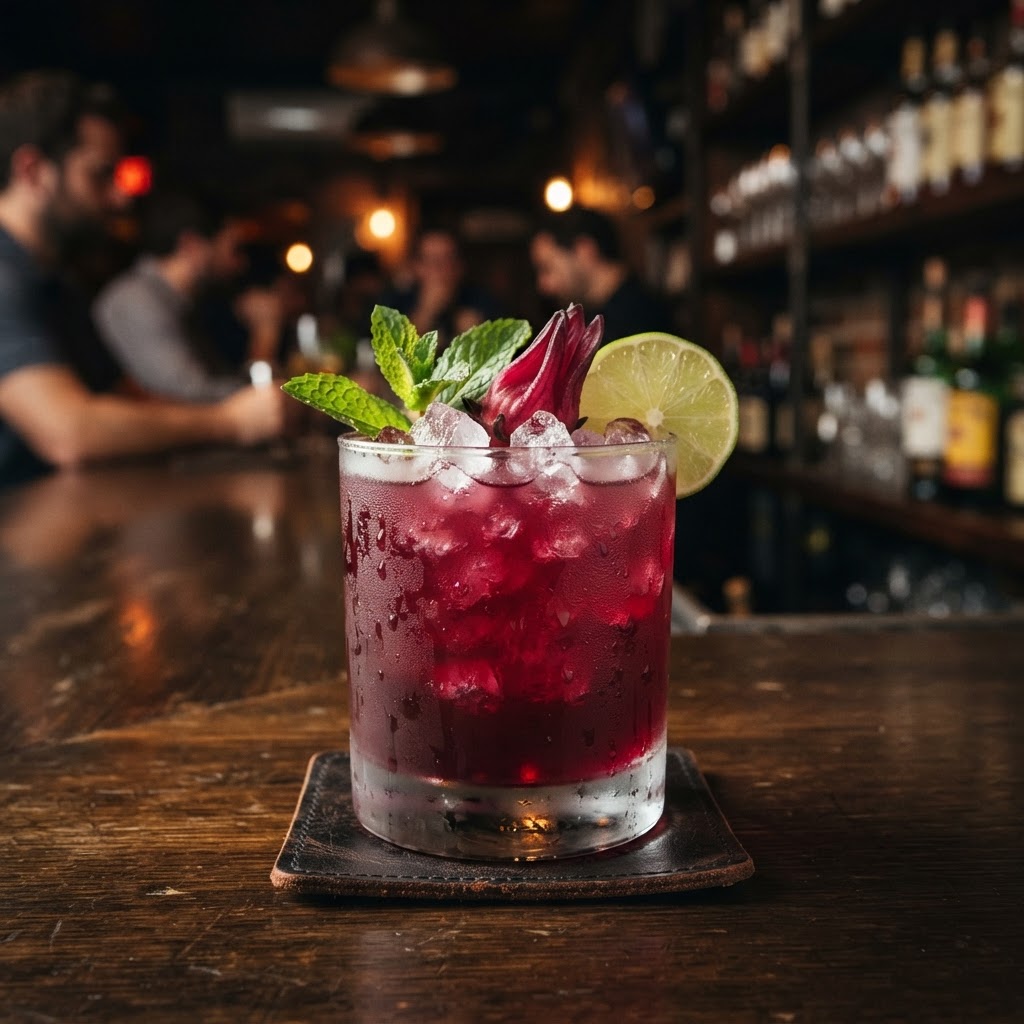 Iced Hibiscus Tea