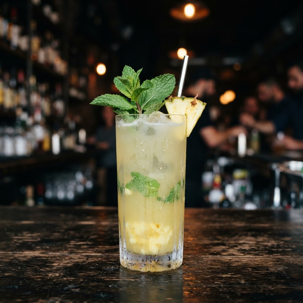 Pineapple Mint Agua Fresca
